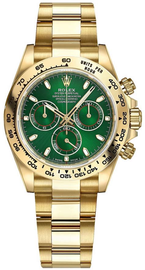 orologio rolex quadrante verde